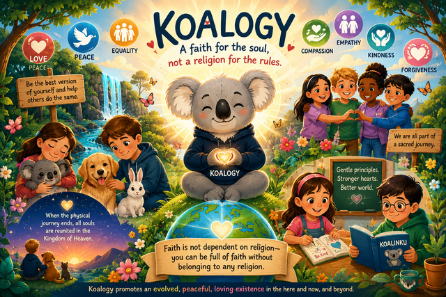 An illustration introducing the Koalogy philosophy